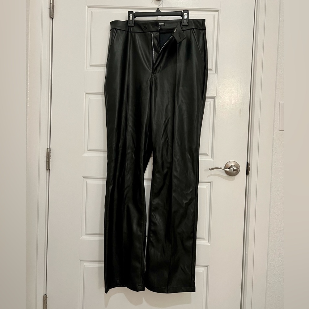 Pretty Little Thing Black Leather Pants